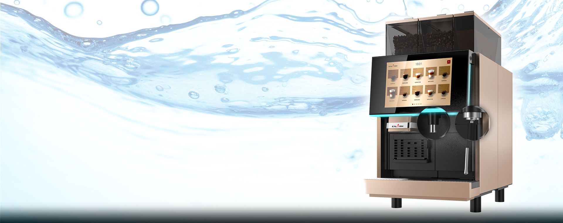 Fully automatic Coffee Machine -Kalerm - 苏州咖乐美咖啡机